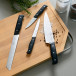 Knivset Austral 4 delar Stål/Svart
