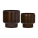 Kruka Pile inom-/utomhus 2-pack Brun