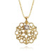 Andrea Halsband Gold Crystal
