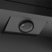 LED vägglampa Tressanto USB-laddning (fyrkant)