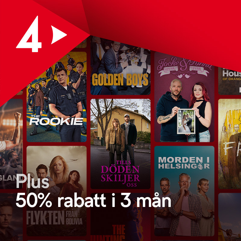 Halva priset hela sommaren med TV4 Play Plus