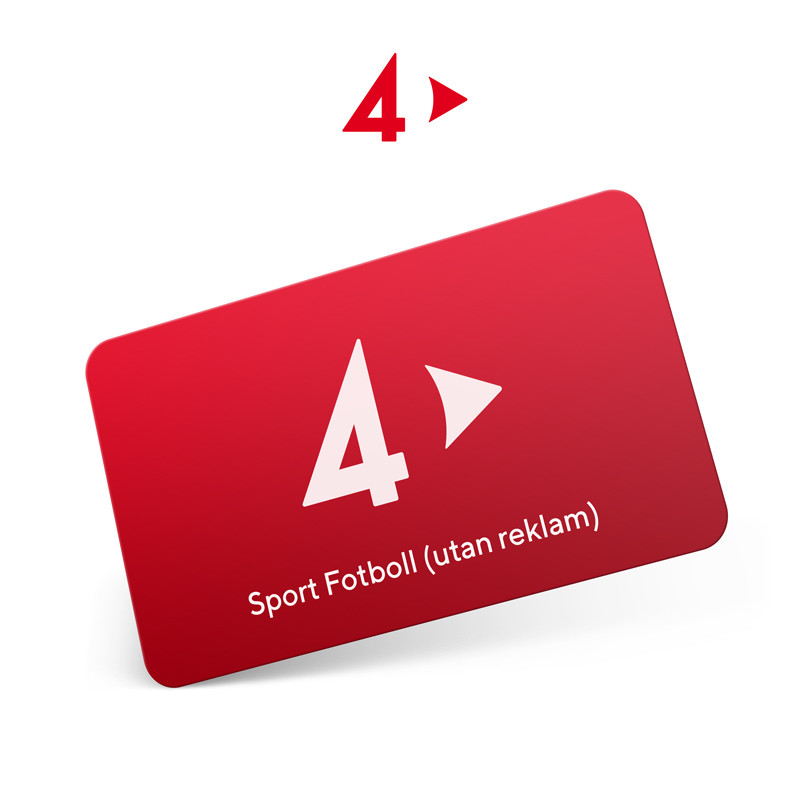 TV4 Play Sport Fotboll (utan reklam) 3 mån