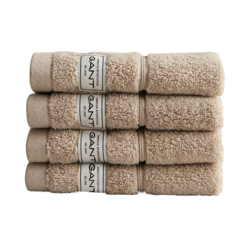 Premium Towel 4-pack Silver Sand