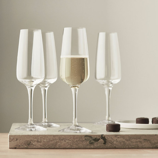 Pulse Champagneglas 28 cl 4-pack