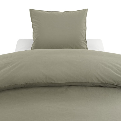 2-Dels Set Percale Grön