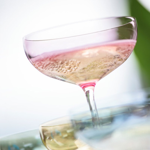Happy Champagneglas 28 cl Rosa