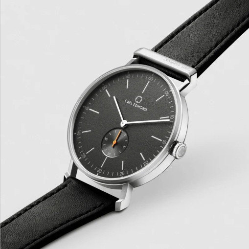 Klocka Ryolit 36 Limed Spruce Black Leather