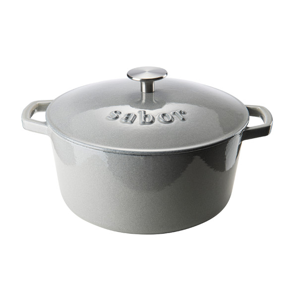 Gjutjärnsgryta Storm Grey 4,4 L, Sabor 56835 | OKQ8 Klipp